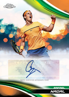 2025 Topps Chrome Tennis - Rafael Nadal On-Card Autogramm Karte