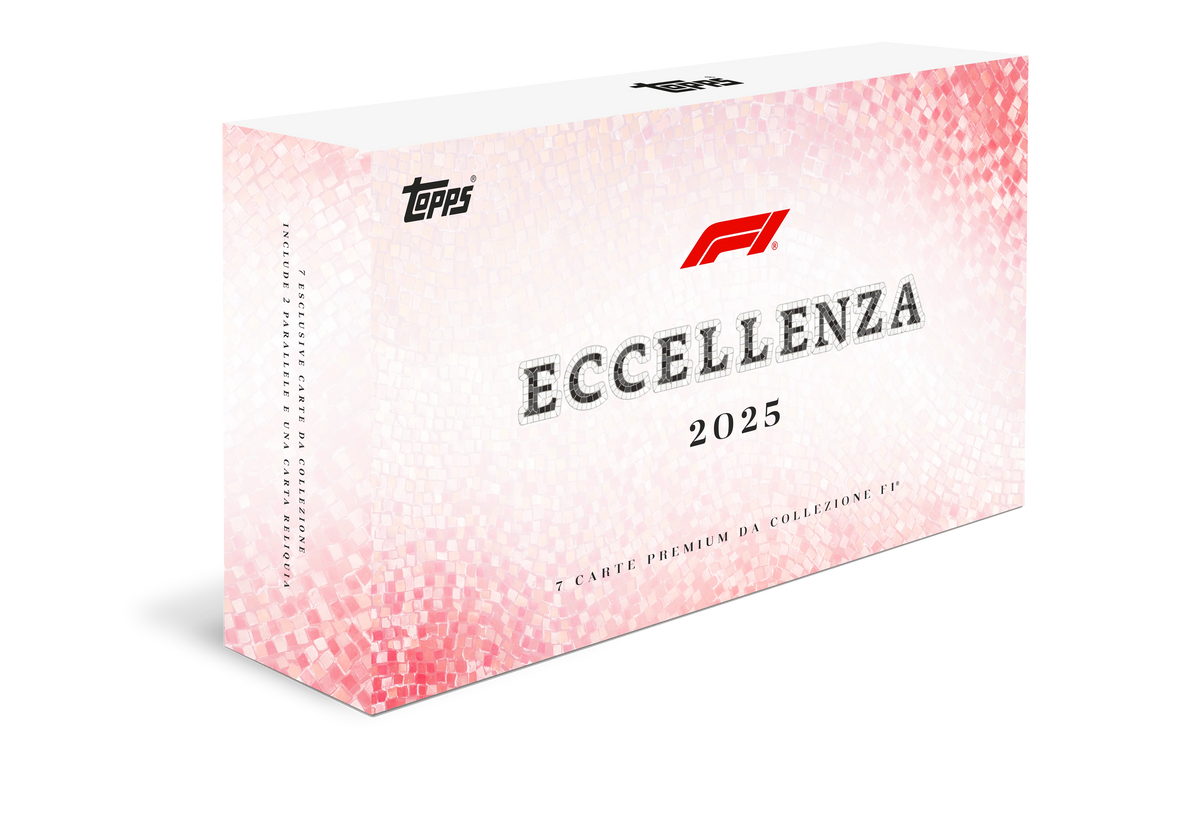 Topps F1 Eccellenza 2025 Hobby Box – Vorderansicht der Verpackung