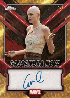 2025 Topps Chrome Deadpool - Cassandra Nova Autogrammkarte