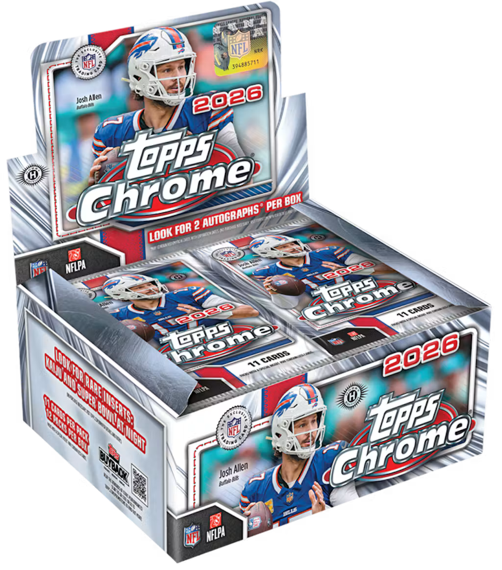 2026 Topps Chrome Football – Jumbo Box-1