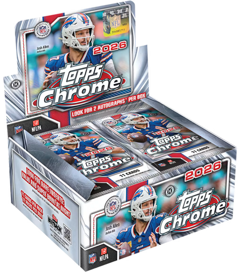 2026 Topps Chrome Football – Jumbo Box-1