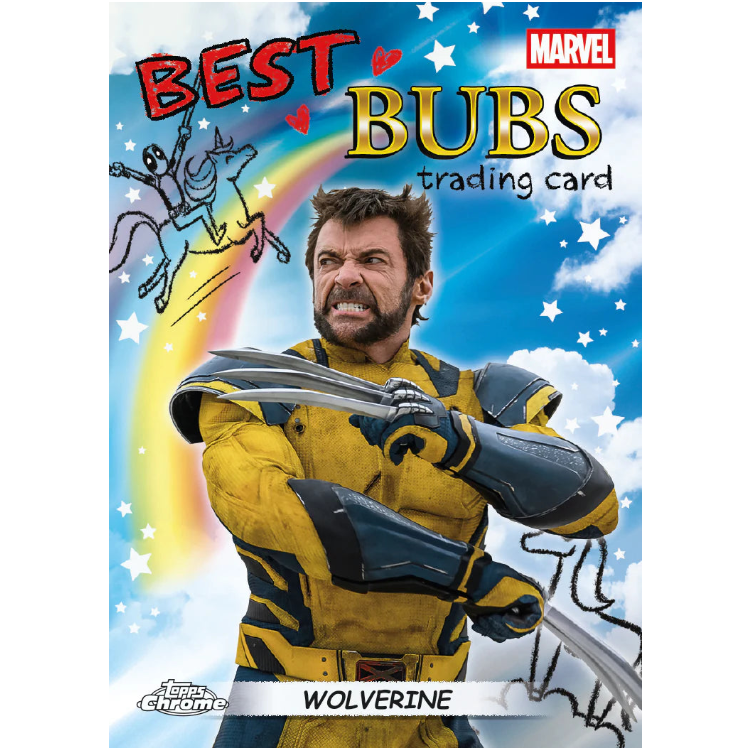 2025 Topps Chrome Deadpool - Wolverine Best Bubs Insert Karte