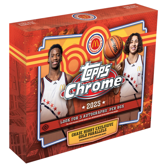 2025 Topps Chrome McDonald’s All American Basketball Hobby Box - Offizielle Trading Card Box der Top-High-School-Talente