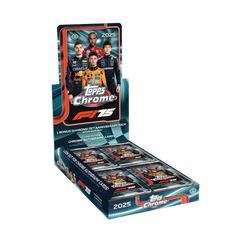 2025 Topps Formula 1 Chrome Hobby Box - Offizielle F1 Trading Card Box zum 75. Jubiläum
