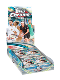 2025 Topps Chrome Tennis Hobby Box Sammelkarten Schweiz