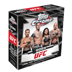 2026 Topps Chrome UFC Mega Box - Offizielle MMA Trading Card Box mit 2 Autogrammen