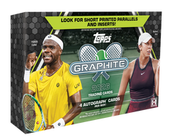 2026 Topps Graphite Tennis Hobby Box - Geschlossene Trading Card Box mit Frances Tiafoe und Madison Keys
