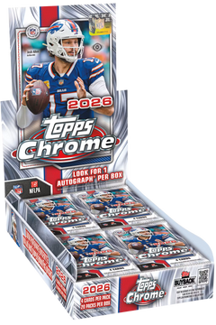 2026 Topps Chrome Football – Hobby Box-1