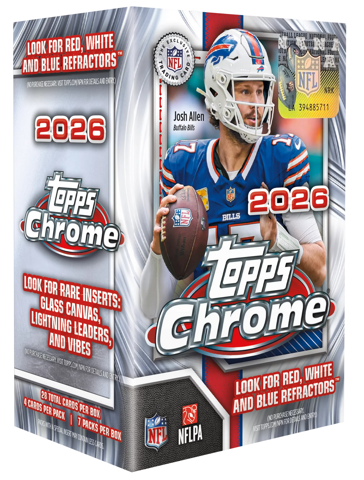 2026 Topps Chrome Football – Value Box-1