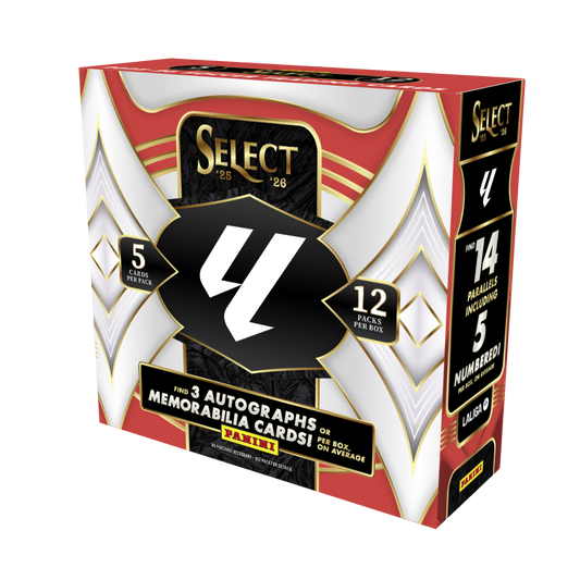 2025-26 Panini Select La Liga Hobby Box - Offizielle spanische Fussball Sammelkarten Box