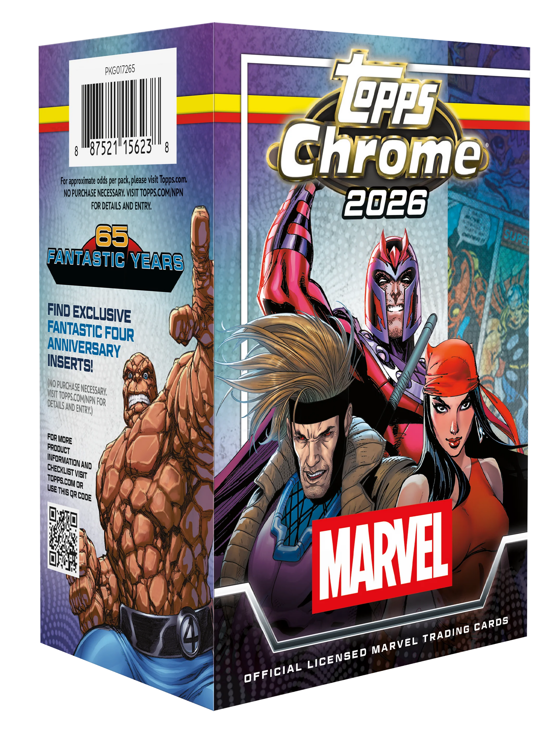 2026 Topps Chrome Marvel Comics - Value Box-1