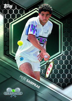 2026 Topps Graphite Tennis - Pete Sampras Legenden Base Karte im Hexagon Design