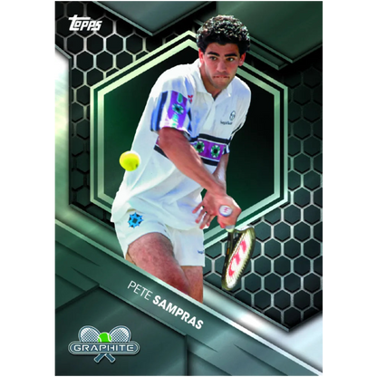 2026 Topps Graphite Tennis - Pete Sampras Legenden Base Karte im Hexagon Design