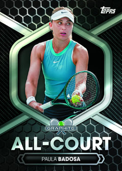 2026 Topps Graphite Tennis - Paula Badosa All-Court Insert Karte