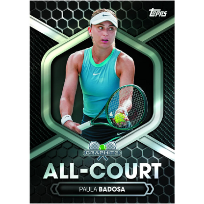 2026 Topps Graphite Tennis - Paula Badosa All-Court Insert Karte