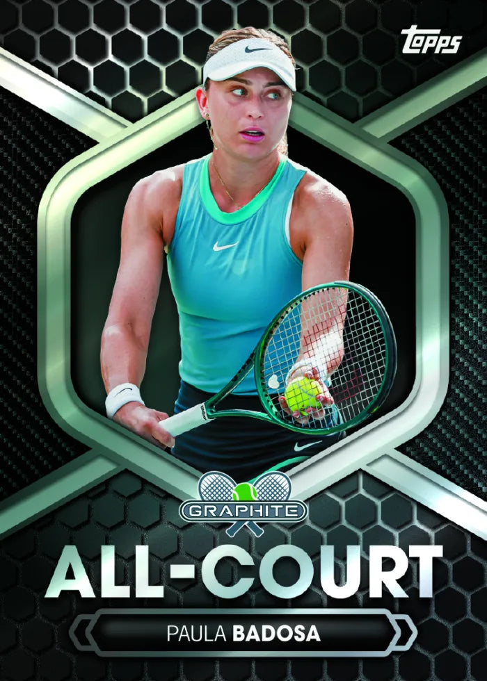 2026 Topps Graphite Tennis - Paula Badosa All-Court Insert Karte
