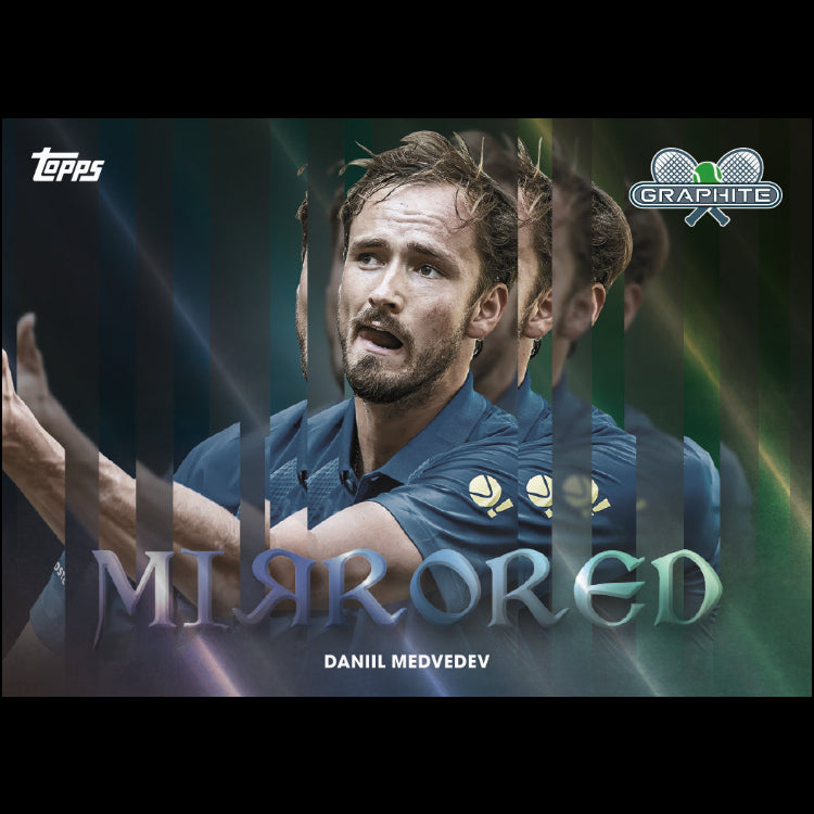 2026 Topps Graphite Tennis - Daniil Medvedev MIЯRORED Case Hit Insert Karte