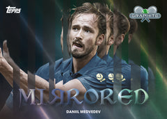 2026 Topps Graphite Tennis - Daniil Medvedev MIЯRORED Case Hit Insert Karte