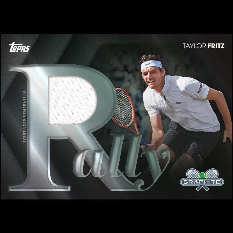 2026 Topps Graphite Tennis - Taylor Fritz Rally Relic Insert Karte