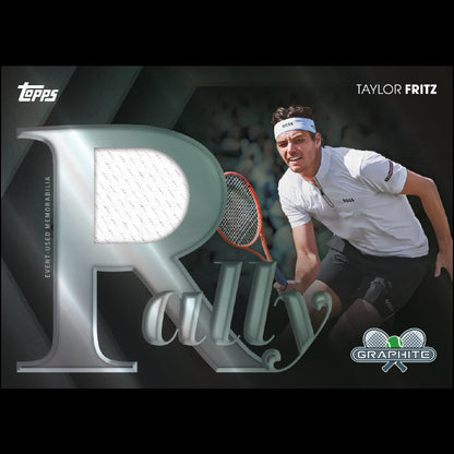 2026 Topps Graphite Tennis - Taylor Fritz Rally Relic Insert Karte