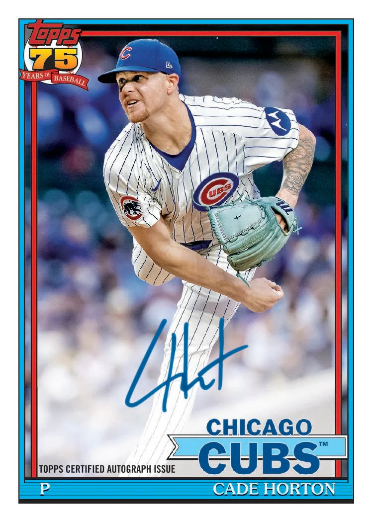 2026 Topps Baseball Series 1 - Cade Horton Chicago Cubs Autogramm Karte