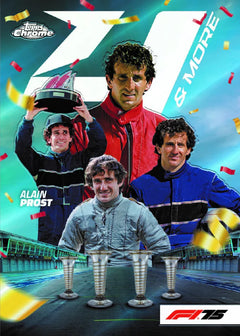 Topps Chrome Formula 1 2025 - Alain Prost Legenden Karte mit Trophäen