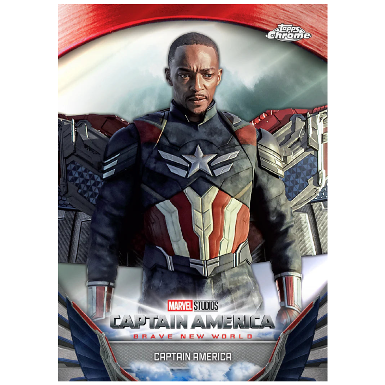 2025 Topps Marvel Studios Chrome - Sam Wilson Captain America Base Karte