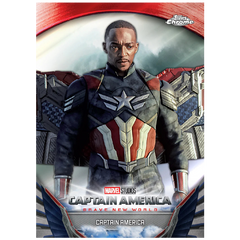 2025 Topps Marvel Studios Chrome - Sam Wilson Captain America Base Karte
