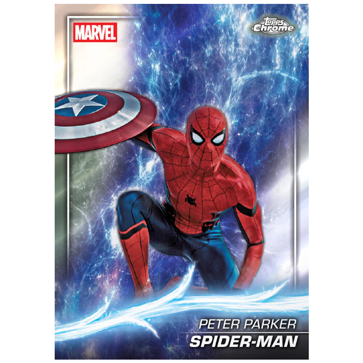 2025 Topps Marvel Studios Chrome - Peter Parker Spider-Man Marvel Studios 2025 Karte