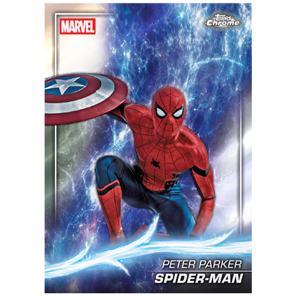2025 Topps Marvel Studios Chrome - Peter Parker Spider-Man Marvel Studios 2025 Karte