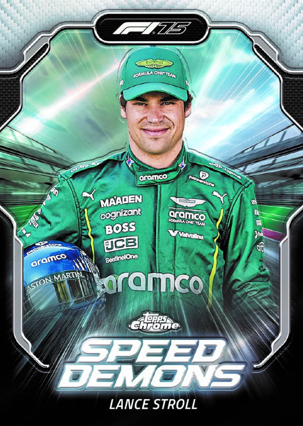 Topps Chrome Formula 1 2025 - Lance Stroll Speed Demons Insert Karte