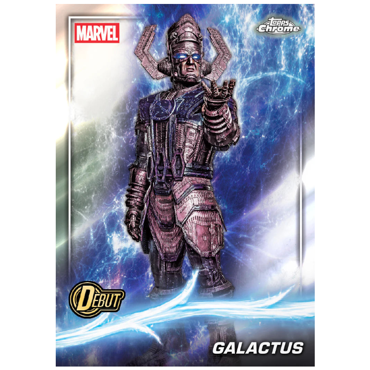 2025 Topps Marvel Studios Chrome - Galactus Debut Karte Marvel Studios