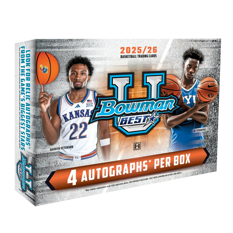 2025-26 Bowman University Best Basketball - Hobby Box-1