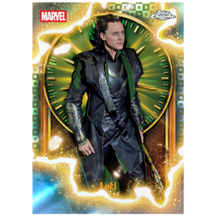 2025 Topps Marvel Studios Chrome - Loki Gold Parallel Karte