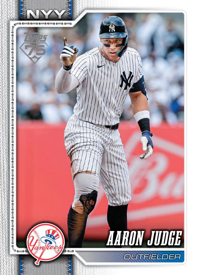 2026 Topps Baseball Series 1 - Aaron Judge New York Yankees Home Run Karte