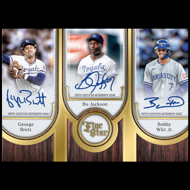 2025 Topps Five Star Baseball Hobby Box – On-Card Autogramme-2