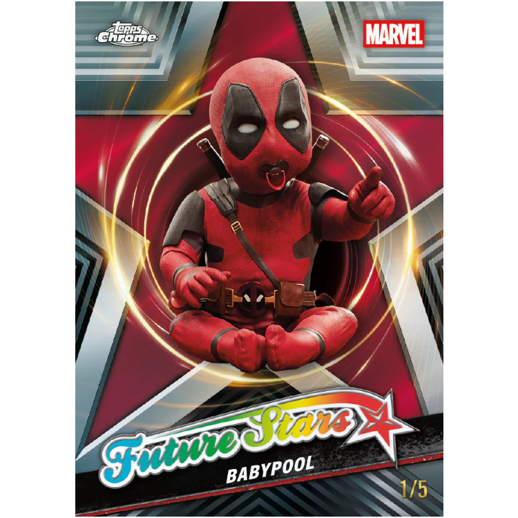 2025 Topps Chrome Deadpool - Babypool Future Stars Insert Karte