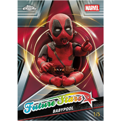 2025 Topps Chrome Deadpool - Babypool Future Stars Insert Karte