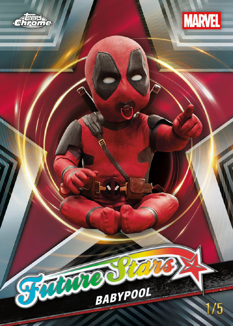 2025 Topps Chrome Deadpool - Babypool Future Stars Insert Karte