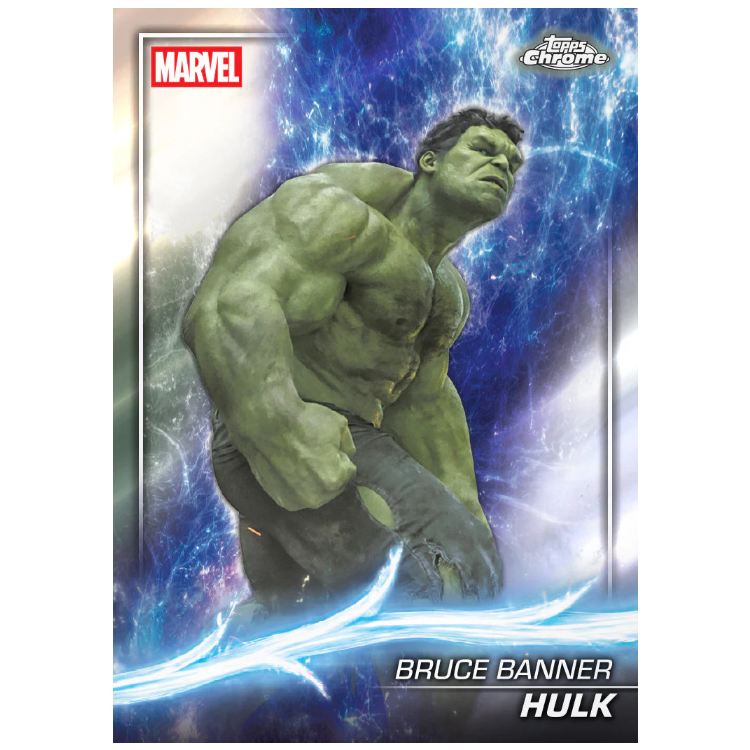 2025 Topps Marvel Studios Chrome - Bruce Banner Hulk Base Karte