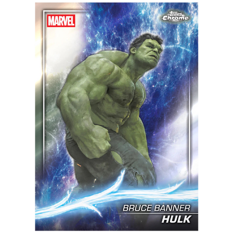 2025 Topps Marvel Studios Chrome - Bruce Banner Hulk Base Karte