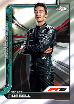 Topps Chrome Formula 1 2025 - George Russell Mercedes-AMG F1 Karte