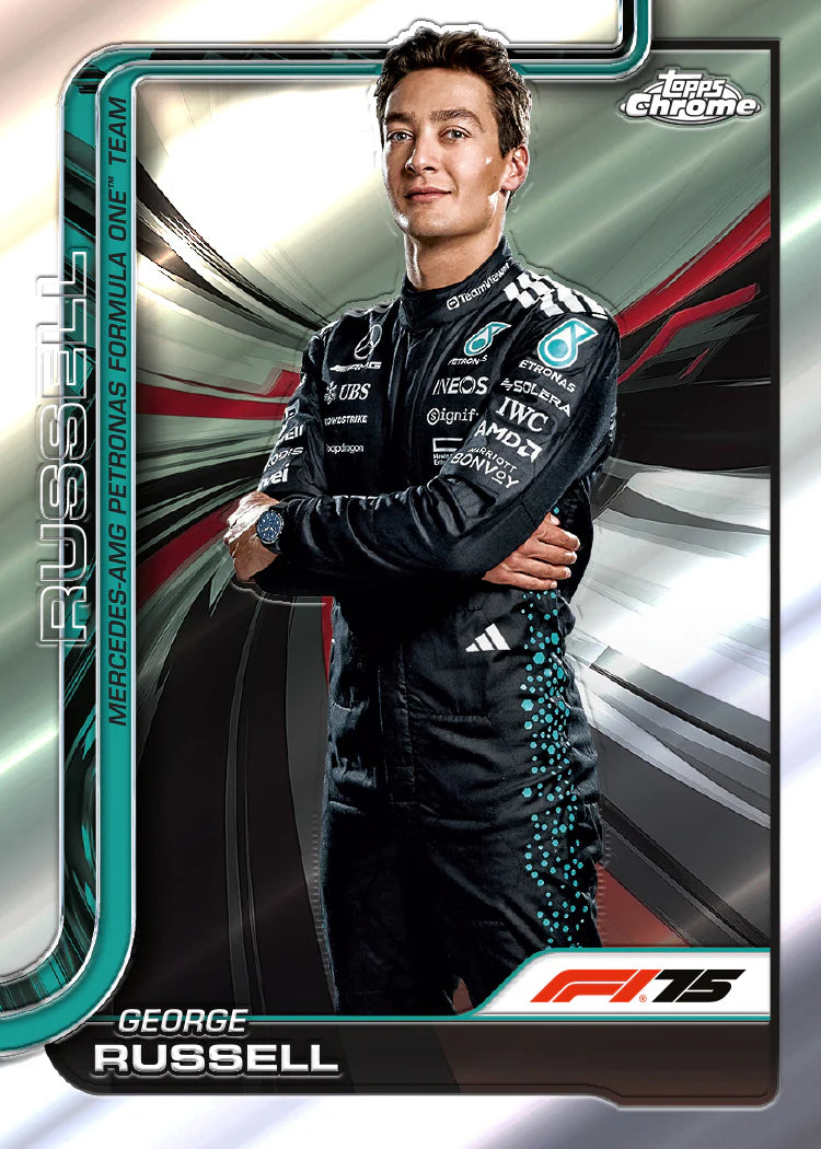 Topps Chrome Formula 1 2025 - George Russell Mercedes-AMG F1 Karte
