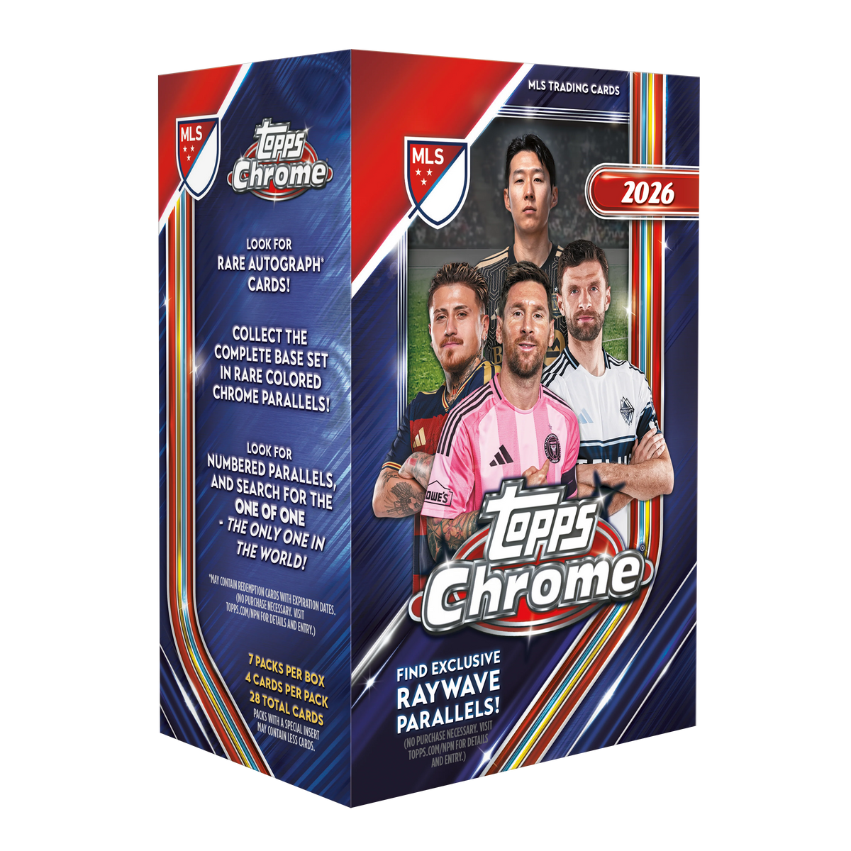 2026 Topps Chrome MLS Value Box – geschlossene Verpackung