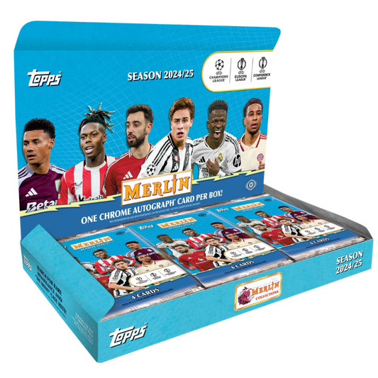 Topps Merlin UCC 2024-25 Hobby Box - Offizielle UEFA Club Competitions Trading Card Box