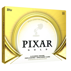 Topps Pixar Gold Trading Cards Premium Box - Offizielle Pixar Sammelkarten Box in Gold Edition