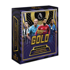 Topps Premier League Gold 2025/26 Hobby Box - Premium Fussball Sammelkarten in Gold Edition
